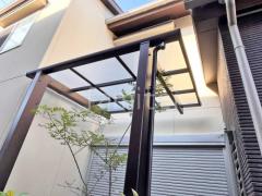 雨除け屋根 YKK独立式レセパLタイプ1階