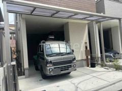 テラス屋根 伸縮門扉