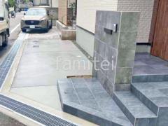 新築シンプル オープン外構